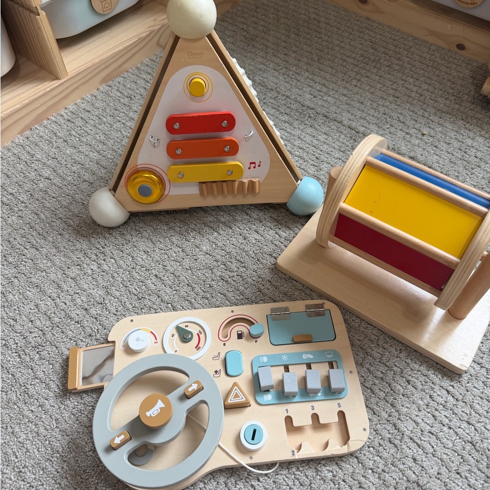 Colorful Wooden Activity Toy Set